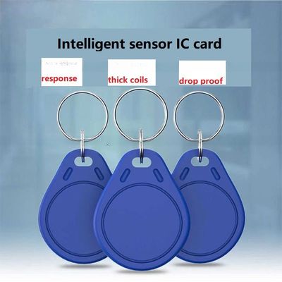 Optional ABS Metal IC Access Card for Residential Area Elevator Key Chain Door Control