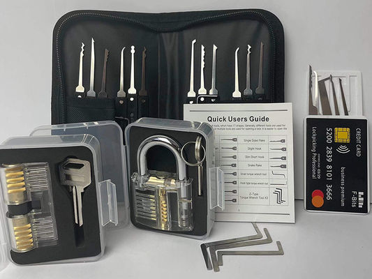 24PC Locksmith Supplies Stainless Steel Lock Pick Up Set for Convenient Lock Opening