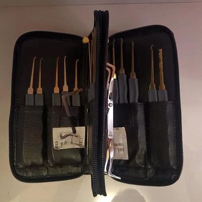 24PC Locksmith Supplies Stainless Steel Lock Pick Up Set for Convenient Lock Opening