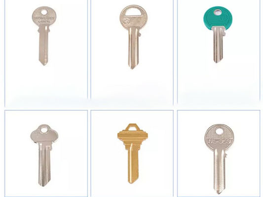 Car Key Fob Compatible Magnetic Metal Door Key Plastic Blank Keys with Customized Logo