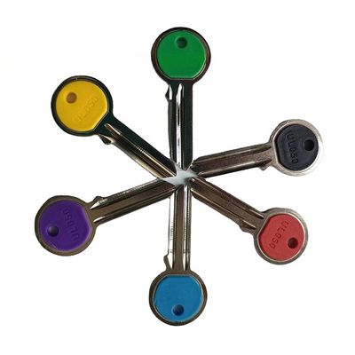 Multi Colors UL050 Universal Brass Material Plastic Head Door Key Blank by Customized