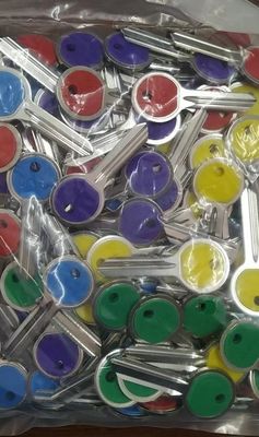 Multi Colors UL050 Universal Brass Material Plastic Head Door Key Blank by Customized
