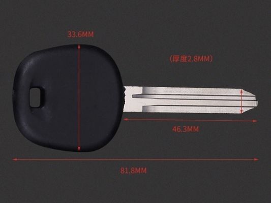 Customized Logo Car Key Fob Copper Key for Motorcycle Battery Scooter or Door F-436