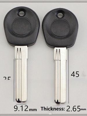 Middle Eastern Market ABS Metal Double Slot Door Lock with Rubber Handle and Brass Key