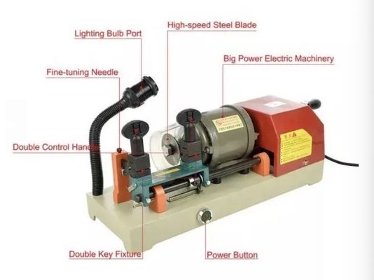 220V/110V Key Copy Machine and 50/60Hz Key Cutting Machine for Duplicating Key Blank