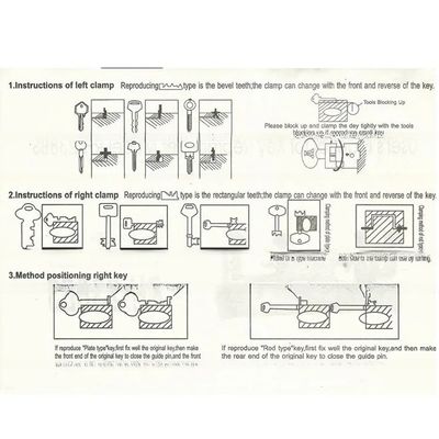 220V/110V Key Copy Machine and 50/60Hz Key Cutting Machine for Duplicating Key Blank