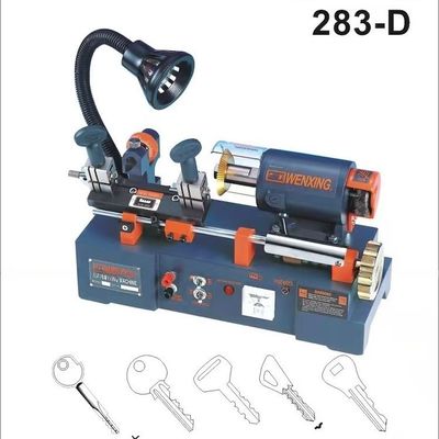 Hand-Operated High Security WenXing Key Duplicator with External Cutter and Battery