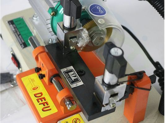 120W Motor Power Defu 238RS Horizontal Key Cutting Machine for Materials ABS and Steel